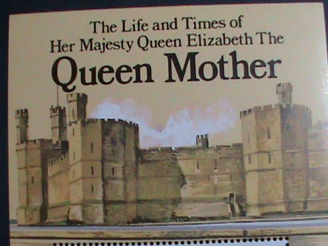 TUVALU-THE LIVE TIME OF QUEEN MOTHER- ELIZABETH- CAERNARVON CASTLE  MNH-VF