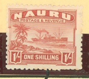 Nauru #27a Unused Single