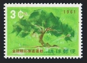 RyuKyu 88, MNH. Michel 102. Pine tree. Green movement 1961.