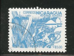 Nicaragua Scott 1301 used CTO favor canceled 1983 stamp
