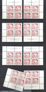 Canada CENTENNIAL M/Ss OF PLATE BLOCKS #1 & 2 SCOTT 457 VF MINT NH (BS14939)