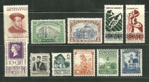 Mexico Early MNH Lot of 11  scv 6.90