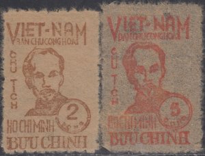 N. Viet Nam   Scott #  IL62-63  MNH 