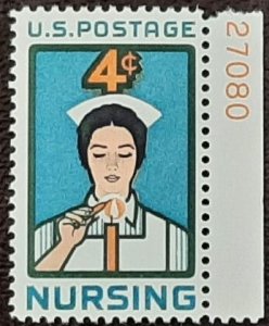 US Scott # 1190; 4c Nursing from 1961; MNH, og; F/VF centering