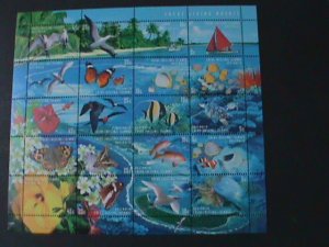 COCOS ISLAND-1999-SC#331 FLORA & FAUNA MNH SHEET-VERY FINE-LAST ONES