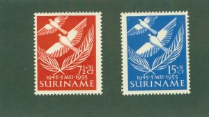 SURINAM B62-3 MH CV $4.80 BIN $2.50