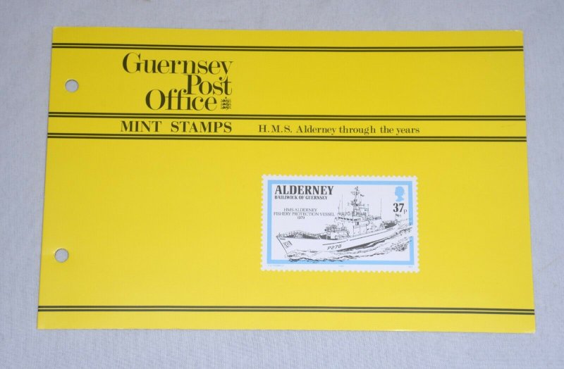 ALDERNEY #55-59 Presentation Pack Souvenir Guernsey Bailiwick Stamps Postage