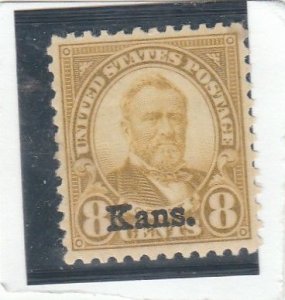us scott# 666 mint NH  Kansas