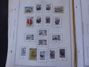 Barbados 1852-1992 Stamp Collection on Scott Album Pages