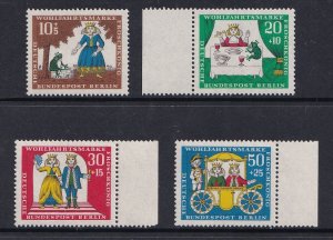 Germany  Berlin   #9NB41-9NB44  MNH  1966  the princess and the frog