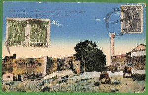 ad0914 - GREECE - Postal History -  POSTCARD Salonique to ITALY 1922