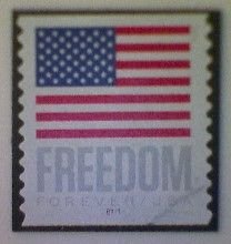 United States, Scott#5789a, used(o), 2023 B#coil, Freedom Flag, (63¢)