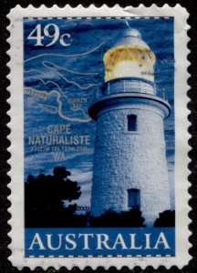 Australia #2052  Lighthouses & Maps Used - CV$0.60 Has small crease at top edge