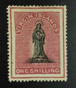 MOMEN: VIRGIN ISLANDS SG #11 1867-70 NO WMK P15 MINT OG H £275 LOT #64230