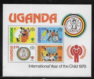 Uganda 226a IYC International Year of the Child s.s. MNH c.v. $1.75
