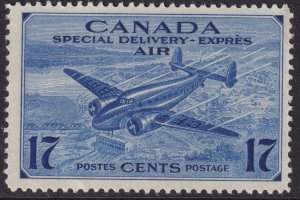 Sc# CE2 Canada 17¢ Air Post 1943 Special Delivery issue MLMH CV $3.25