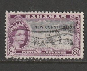 1964 Bahamas - Sc 193 - used VF - 1 single - Paradise Beach