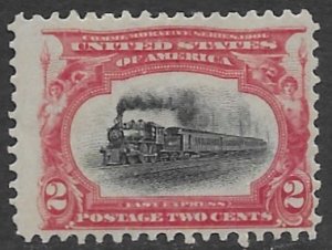 US 295  1901  2 cent  fine mint  nh