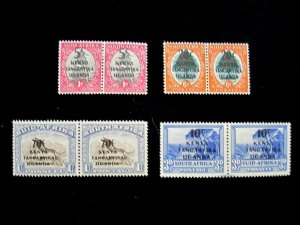 KENYA,UGANDA,TANZANIA - SCOTT# 86-89 - PAIR - MH - CAT VAL $22.10