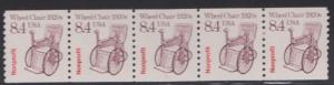 US #2256 Wheel Chair F-VF MNH PNC5 #1