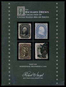 Auction Catalog: Siegel Sale 1195 - Richard Drews Collection of 1861-68 Issues