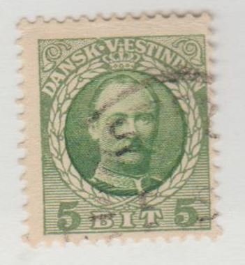 U.S. Scott #43 Danish West Indies - Possession Stamp - Used Single