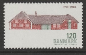 1972 Denmark - Sc 516 - MNH VF - 1 single - Architecture
