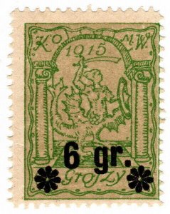 (I.B) Poland Local Post : Warsaw 6gr