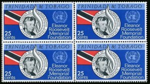 Trinidad & Tobago 118 block/4, MNH, Michel 201. Eleanor Roosevelt, 1965.