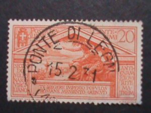 ​ITALIY-1930 OVER 92 YEARS OLD HIGH CATALOG VALUE USED STAMPS VERY FINE