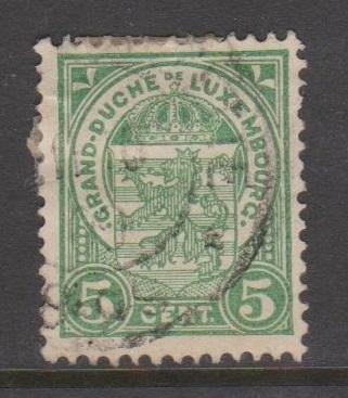 Luxembourg Sc#78 Used