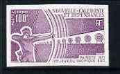 New Caledonia 1971 South Pacific Games 100f Archery imper...