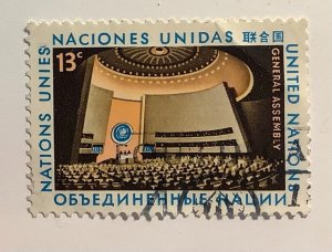 United Nations New York 1978 Scott 300 used - 13c, General Assembly