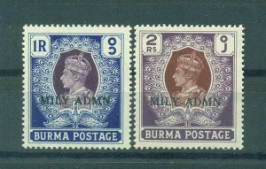 Burma sc# 35-50 mnh cat value $9.50