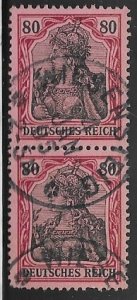 Germany Sc. 74  / Mi. 77 Used pair