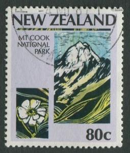 NEW ZEALAND 1987 - 80c USED