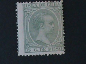 ​CUBA-SC#144 ERROR? KING ALFONSO-MISS PLACE PERF-:MH VF-LAST ONE 134 YEARS