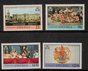 ANGUILLA SG320/3 1978 CORONATION MNH