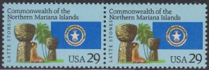 US 2804 Commonwealth of the Northern Mariana Islands 29c horz pair MNH 1993