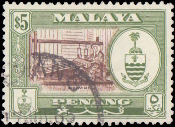 Malaya Penang #56-66, Complete Set(11), 1960, Used