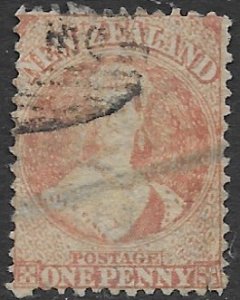 New Zealand  31  1864   one penny fine used