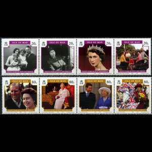 ISLE OF MAN 2006 - Scott# 1133-4 Queen Birthday Set of 8 NH