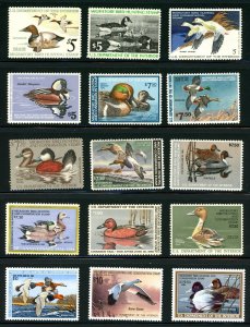 USA Scott RW42 RW66 MNH, 23 Different Duck Stamps (Face Value $230)