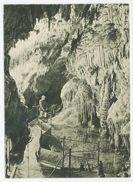 Postal stationery Czechoslovakia 1949 Caves