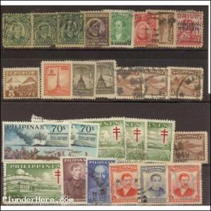 Philippines old usedl stamps.A047