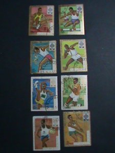 ​BURUNDI STAMP 1968- SC#260- 19TH-OLYMPIC GAMES MEXICO CITY CTO SET-EST.$8 VF