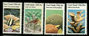 #1827 - 30 Coral Reefs Setanent Singles  - MNH