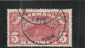 Denmark  Scott#  135  Used