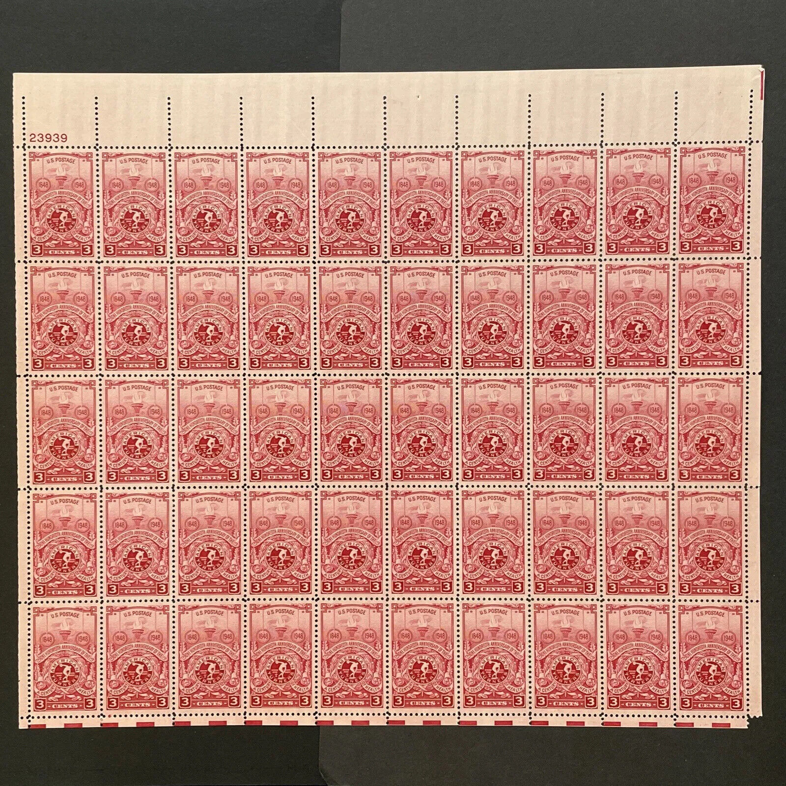 1948 sheet, American Turners Issue - Sc# 979 | United States, General ...