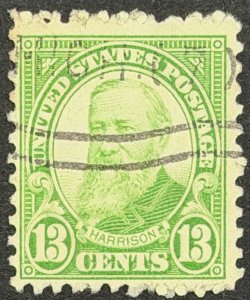 USA, 1931, SC# 694, Benjamin Harrison, Used, F